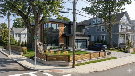 101 Winthrop St single-family development concept
