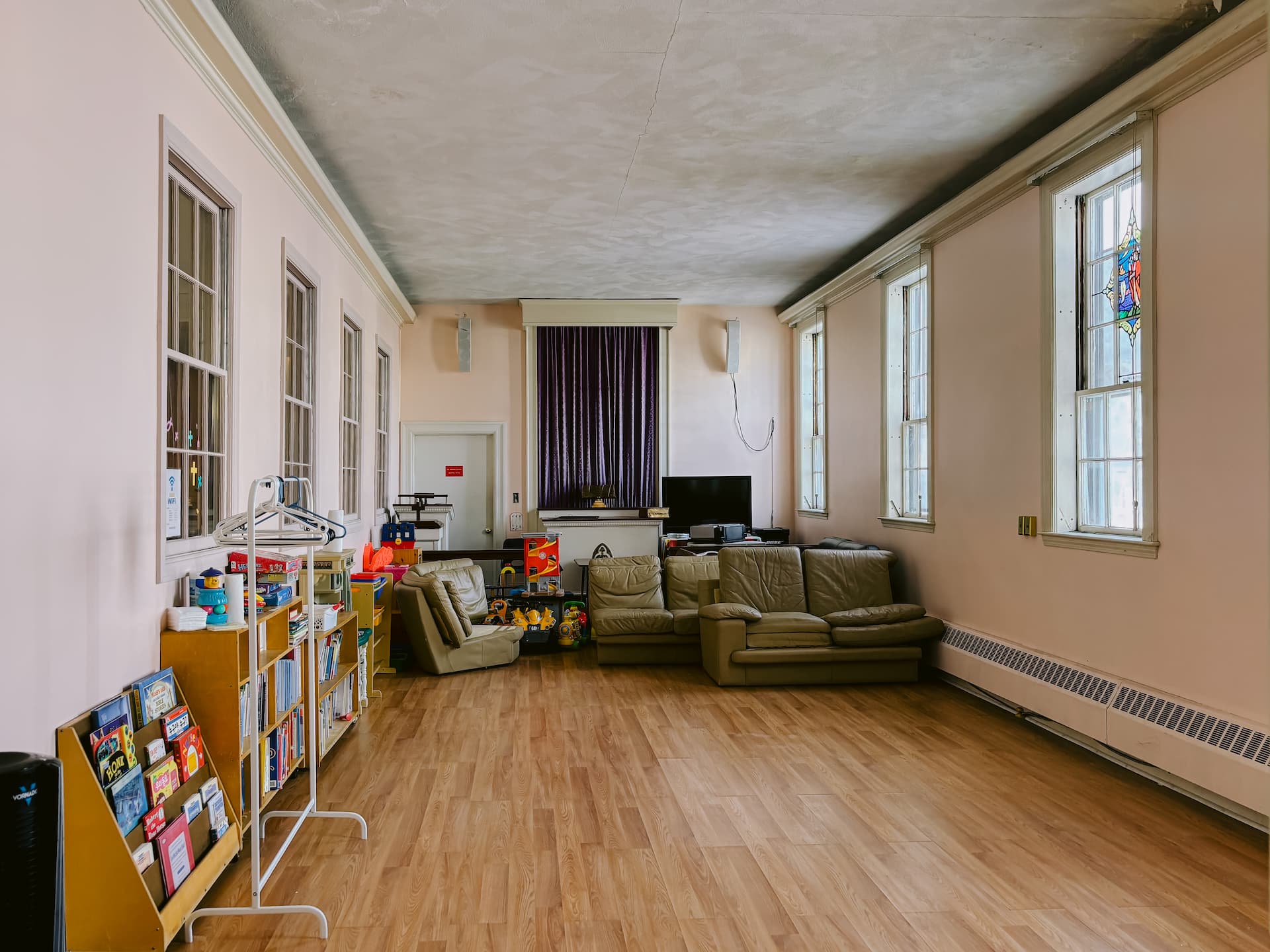 Current parlor and nursery room area